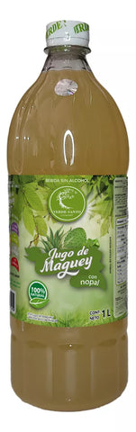 JUGO DE MAGUEY CON NOPAL 1L