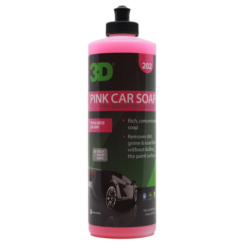 3D Pink Car Soap 16oz.