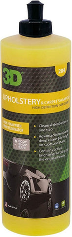 3D Upholstery and Carpet Shampoo 16oz