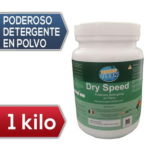 MAGNOCLEAN Dry Speed  Poderoso Detergente en Polvo  1 kg