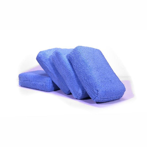 Maxshine pad aplicador de microfibra  azul
